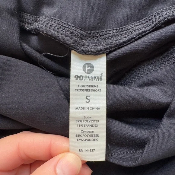 Women's Black High-Waisted Shorts - Picture 3 of 3